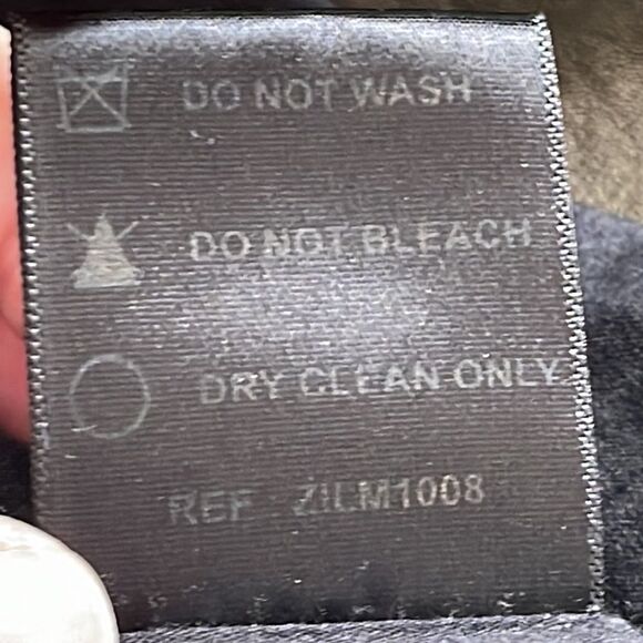 Improvd Knit Sleeve Lambskin Leather Moto Jacket - Picture 16 of 16